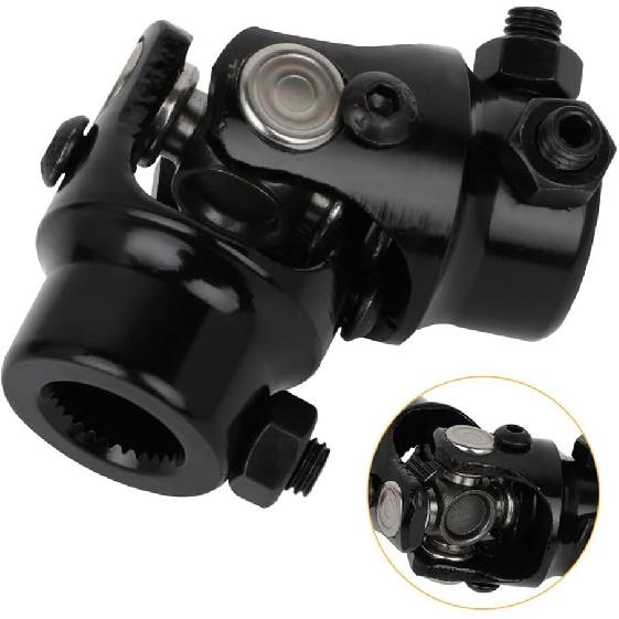 SCITOO 1" DD X 3/4-30 Spline Steering joints,length 83mm Black Single U-Joint