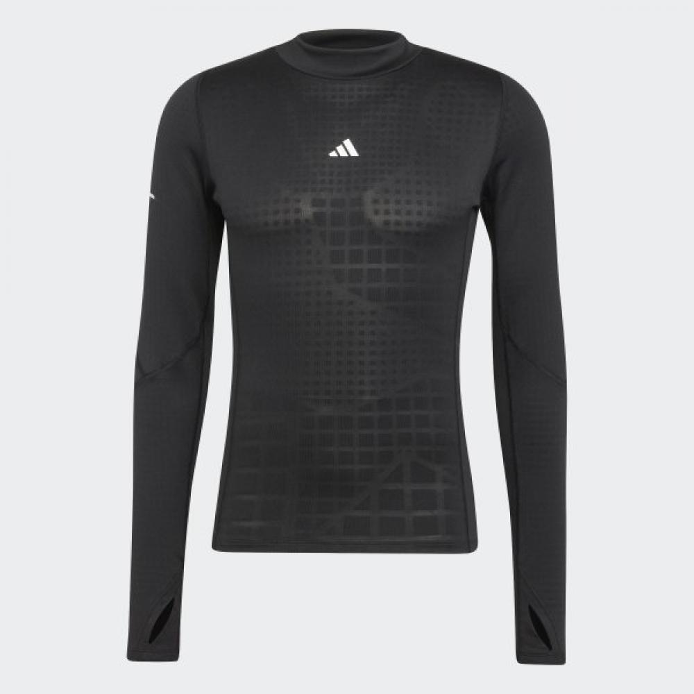 Adidas New Performance Techfit Coldlady Training Long Sleeve Tee In5584