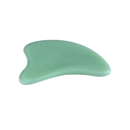 

Камень Гуаша в форме сердца предотвращает появление морщин, расслабляет мышцы, камень-скребок Гуаша для унисекс зелёный