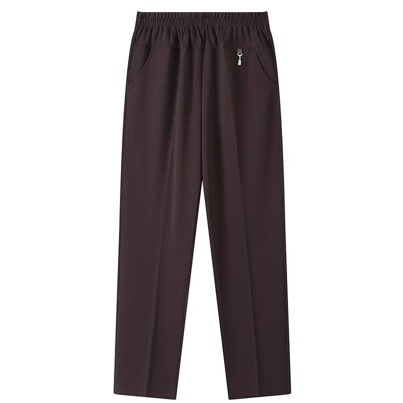 Calças de lã femininas, calças lápis harém, outono inverno, cintura alta, elásticas, estilo coreano, calças femininas, calças de terno