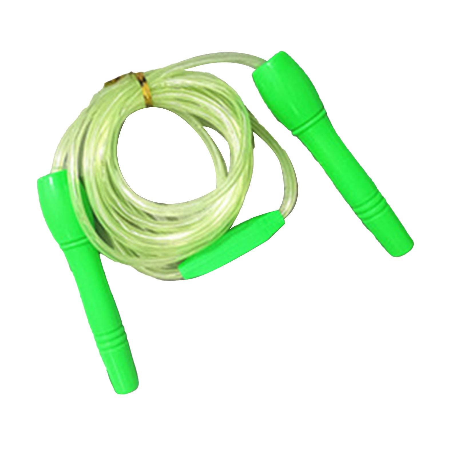 

Регулируемая светящаяся скакалка, светящаяся в темноте скакалка для взрослых, детей, зеленый