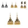 Indian Jhumka Earrings With Vintage Alloy Filigree For Women Fashion Accessories