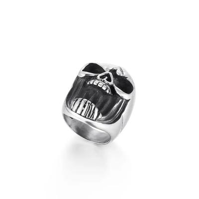 Ring for Men Stainless Steel The New Skull Rock Punk Jewelry Ring Best Gift