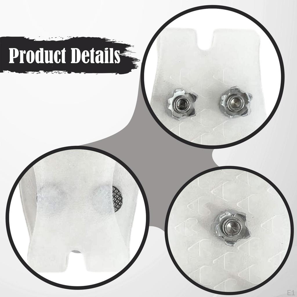 2 Stück 5 Schnee , Klettern Anti-Rutsch Spikes Grips Steigeisen, Kralle Outdoor Rutschfeste Überschuhe