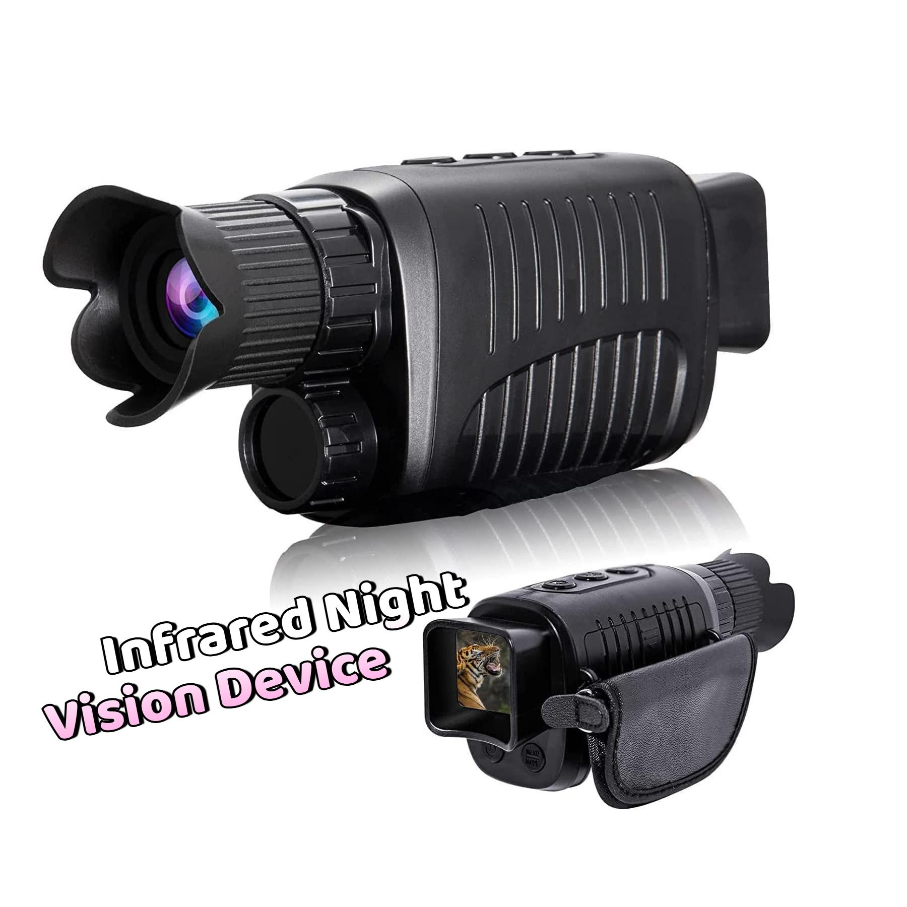 

Outdoor Visible Infrared High-definition Photography and Video, Bird Watching Goggles, Single Tube Digital Telescopes, Night Vision Devices 【2000 mAh】None Card чорний
