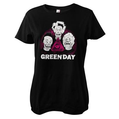 Green Day Skulls Women T-Shirt