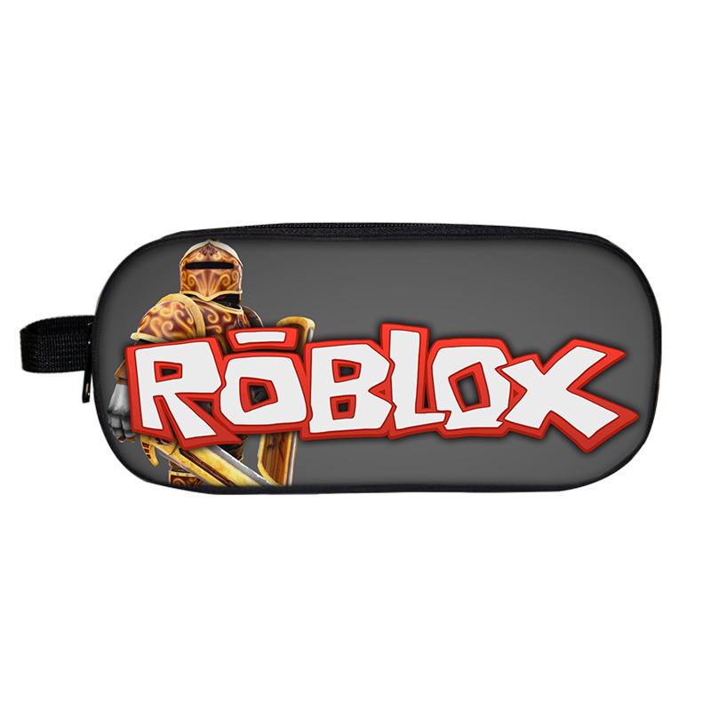 Roblox Double-Layer Pencil Case for School Students - Cartoon Fashion Stationery Box
