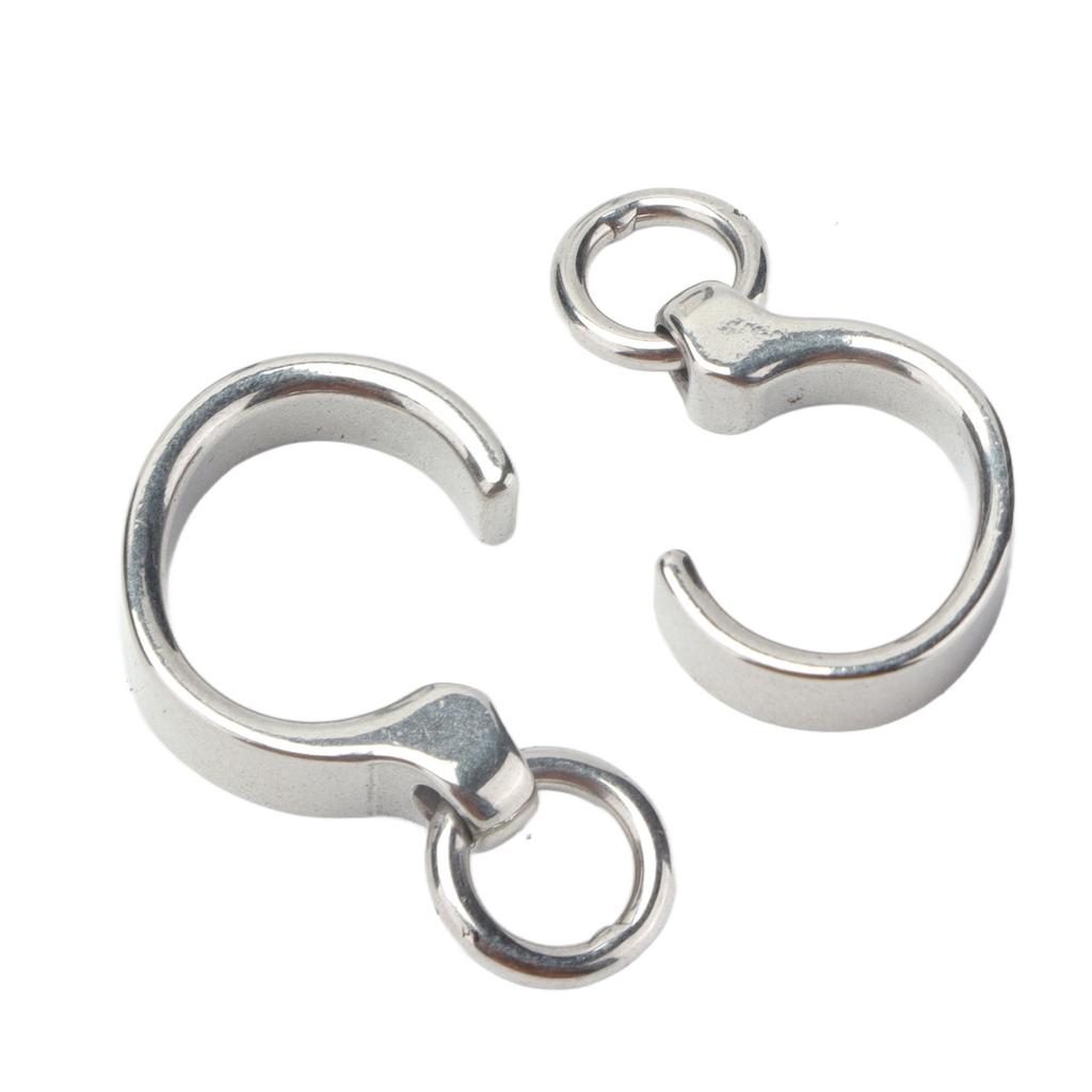 10pcs Bird Foot Ring Stainless Steel Outdoor Parrot Flying Accessory for Birds Training11#