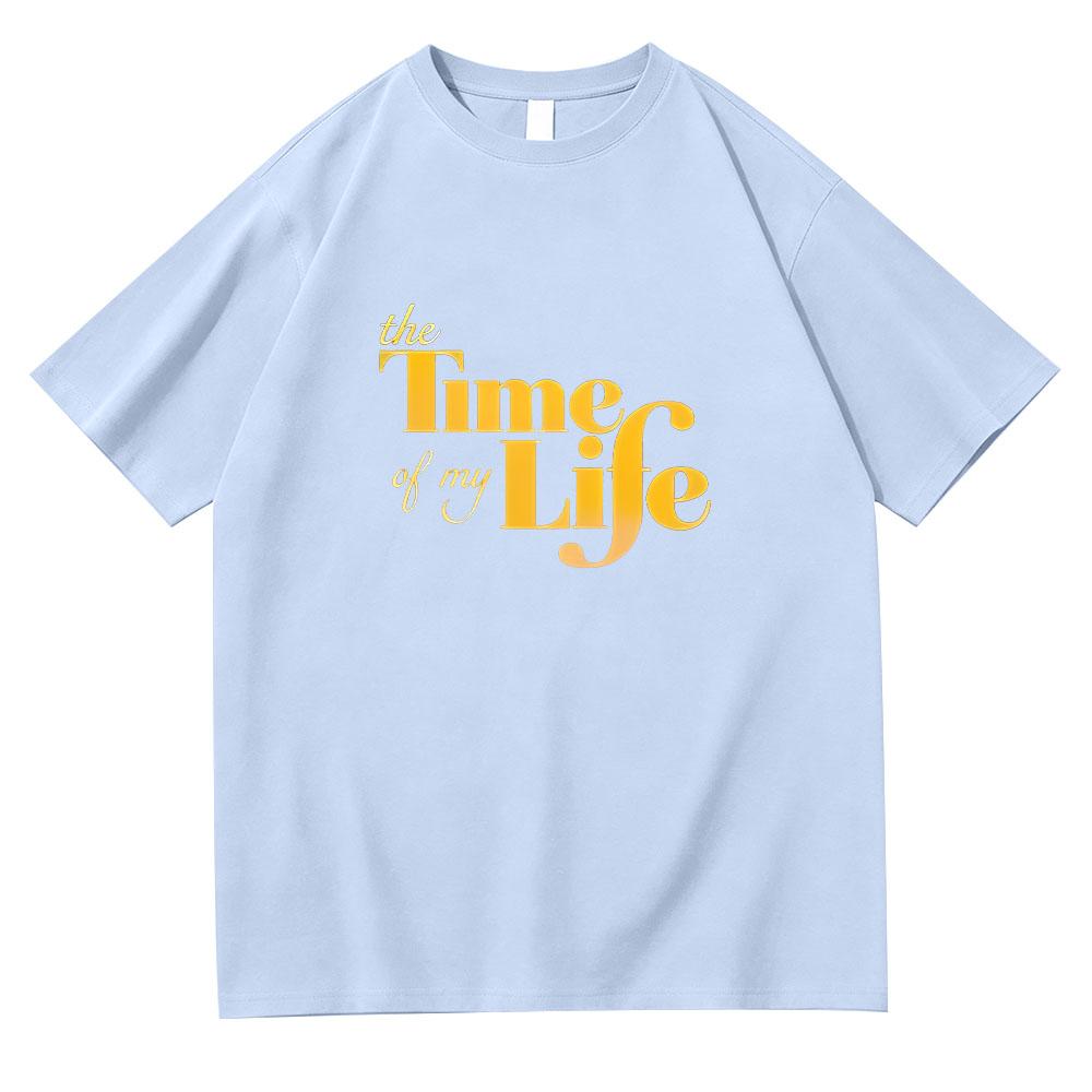 The Time of My Life Album Stampa Cartoon T-shirt Merchandising Benson Boone Maglietta Alta Qualità Estiva Girocollo Cotone Top Largo Unisex