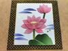 Takaraku Chirimen Crafts Flower Lotus Wall Handmade Kit Offering, Hanging,