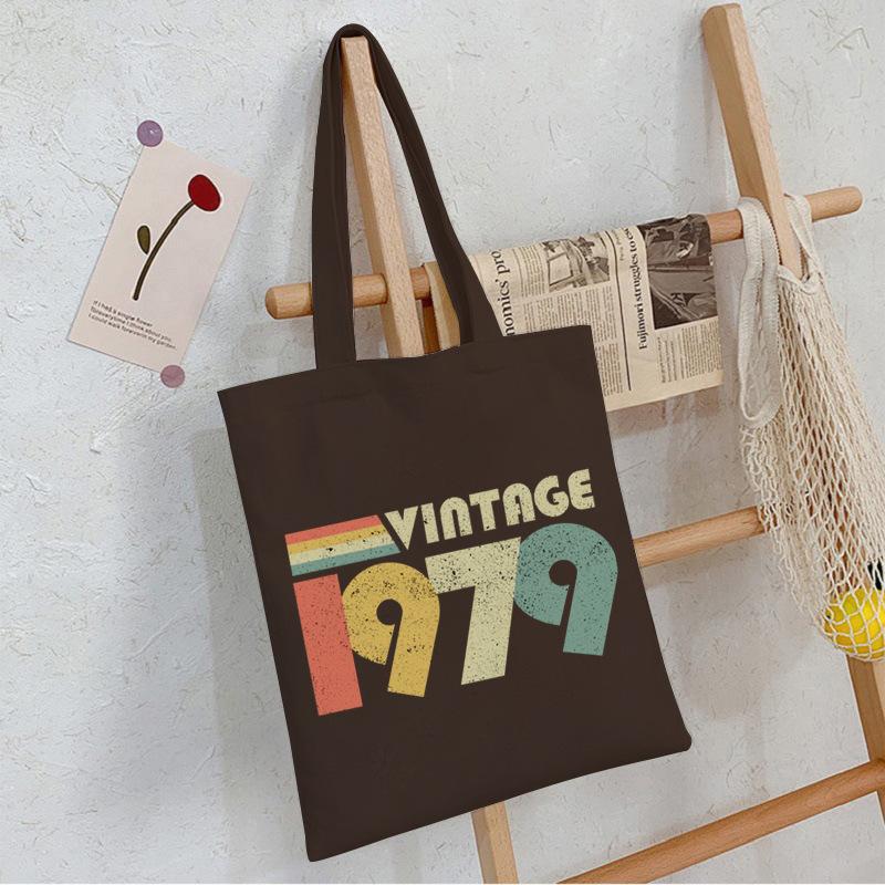 Year Birthday Birthday Print Commute To Work Portable Shoulder Bag Large Capacity Handbag