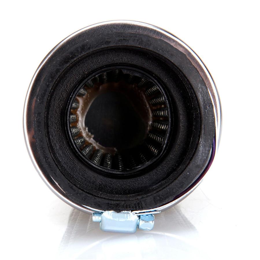 4Pcs 60mm Motorcycle Motor Conical Style with Dual Layer Steel Mesh Air Filter