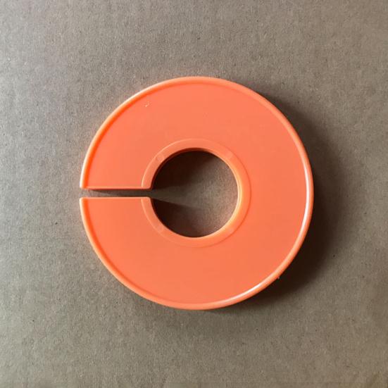 10Pcs Closet Divider Reusable Smooth Surface Plastic Round Clothing Size Hanger Dividers Household Supplies