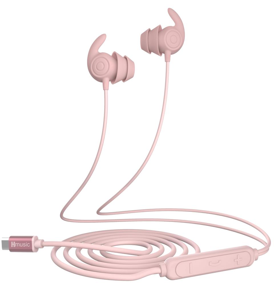 Wired Type-C Earphones with Mic for Sleeping [2025 Innovation] Ultra-Comfortable and Flexible Silicone Sleep Earbuds with High Sound-Isolating