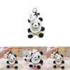 Plush Panda Keychain With Scarf And Flower Decoration For Kids And Collectors