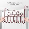 Punch-Free Waterproof Towel & Key Hook Rack for Bathroom and Entryway