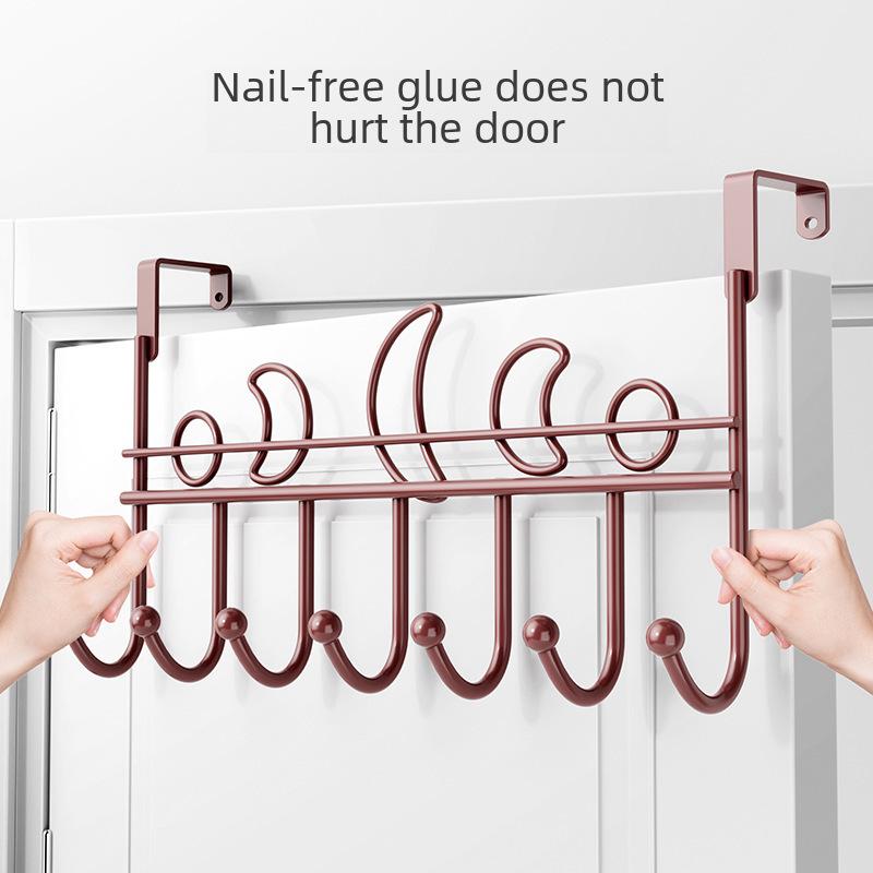 Punch-Free Waterproof Towel & Key Hook Rack for Bathroom and Entryway