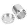 Aluminium Alloy Fuel Water Tank Cover Weld On Filler Neck Cap 1.5in Inner Diammeter Car Modified PartsSilver