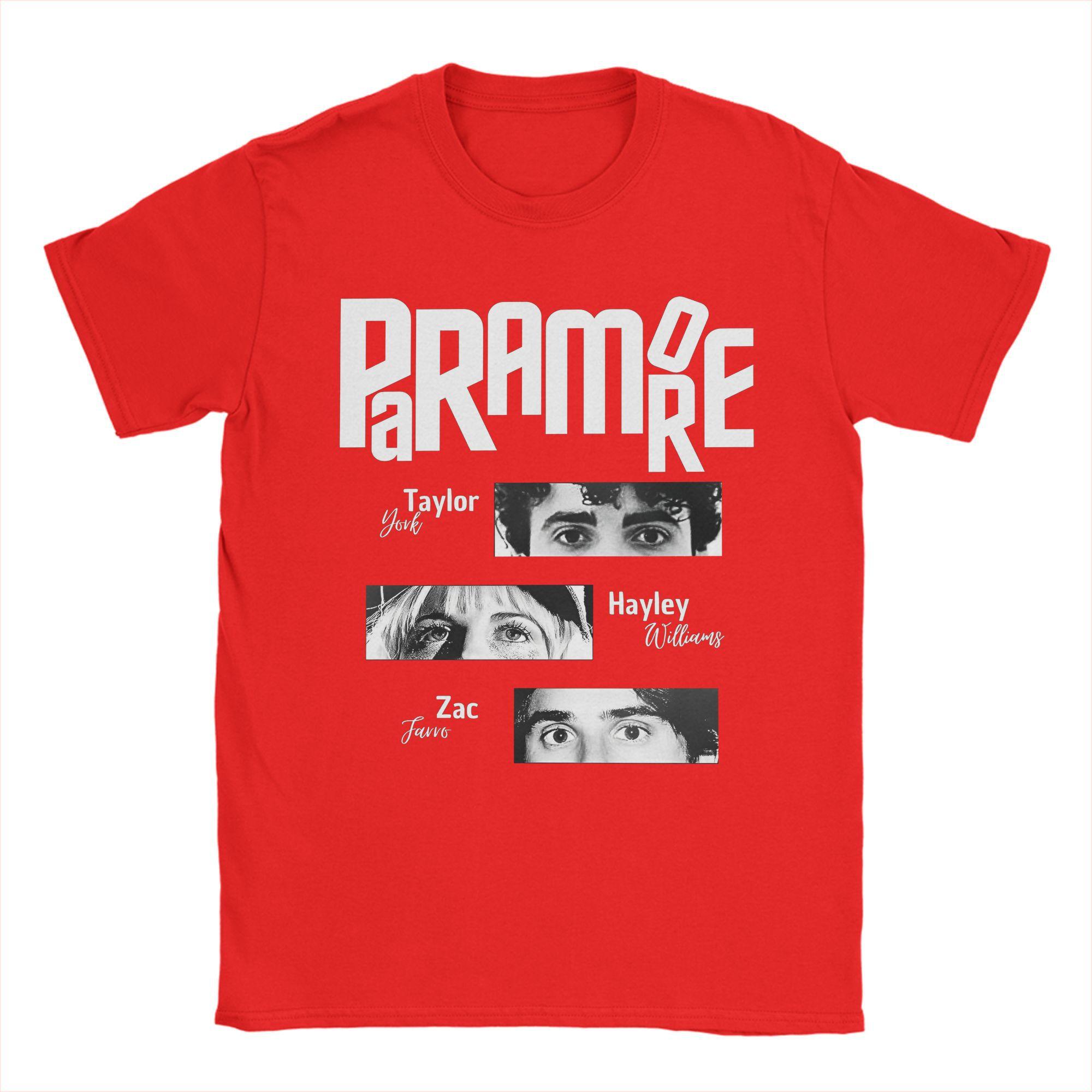 

Summer Rock Band Paramore T-Shirts Unisex Women Fun Tees Crew Neck Short Sleeve T Shirt New Arrival Clothing S
