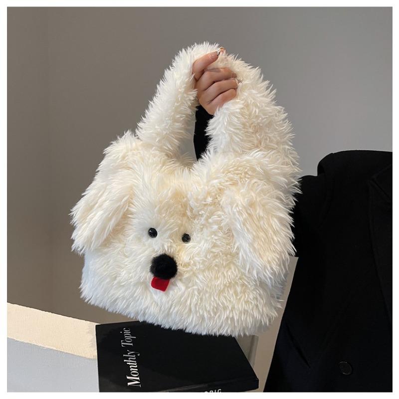 Сумка через плечо для милой девушки, большая вместимость, расслабленная и мешковатая белый