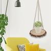 Domowe Podwórko Retro Vantage DIY Wiszący Regał na Rośliny Stojak Ekspozycyjny na Rośliny Dekoracja Domu 24x2cm