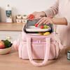Double Layer Picnic Bag Thickened Cooler Bag Portable Insulated Bag  Lunch Carrying