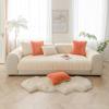 Cojín de Sofá Estilo Crema de Fibra de Leche Otoño e Invierno Cojín de Felpa Funda de Sofá Antideslizante Tela de Cubierta