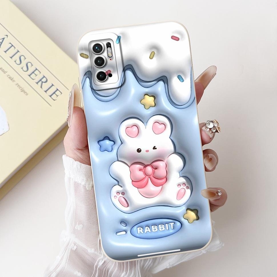For Xiaomi Redmi Note 10 5G Case 6.5" Colorful Flowers Cartoon Painted Cover Soft Phone Case For Redmi Note 10 Note10 5G Bumper