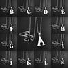 26 Alphabet Letters A-Z Pendant Stainless Steel Necklace Initial Minimalist Necklaces For Men Women Fashion Gifts