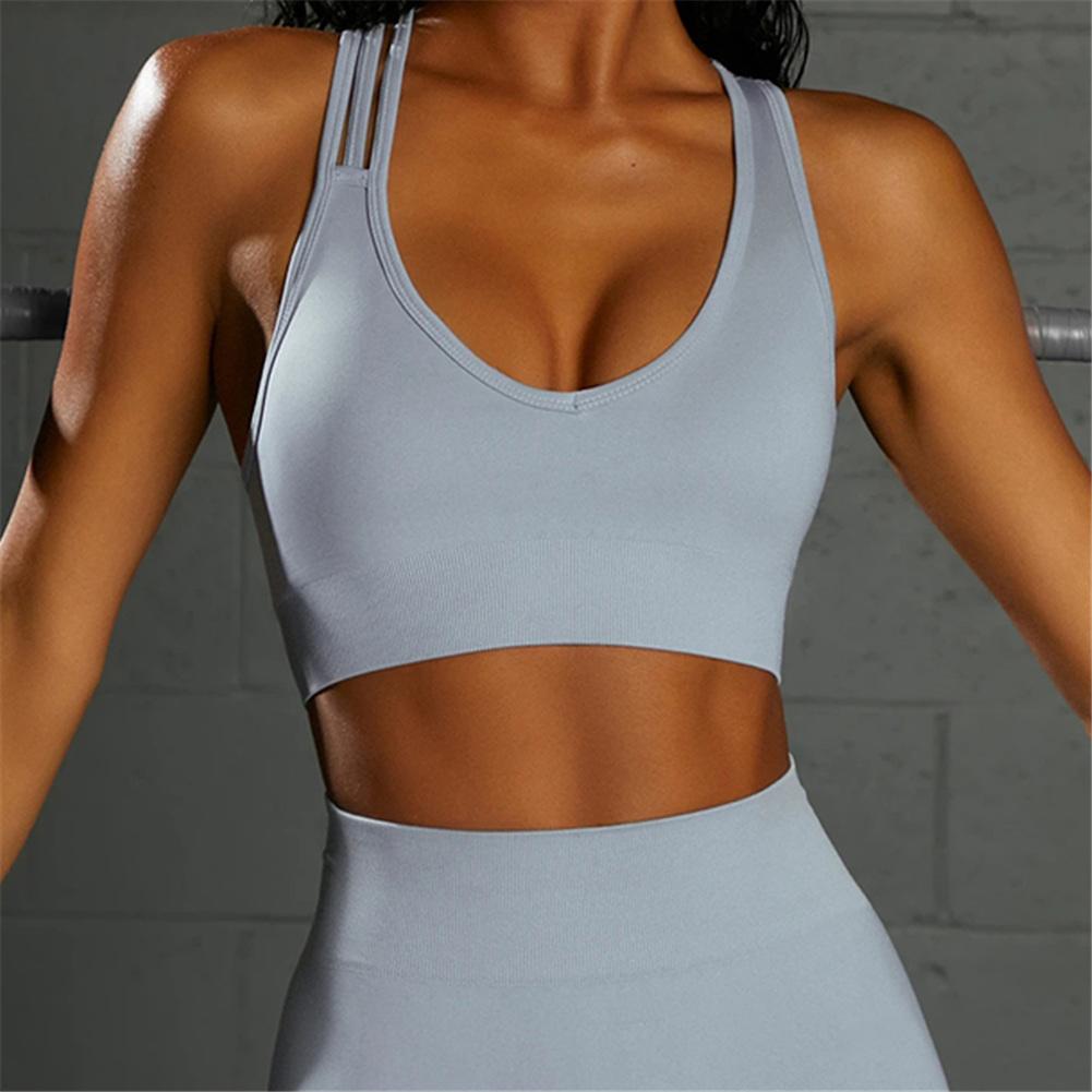 

Женский топ для йоги, спортивное нижнее белье с высокой талией, быстросохнущая спортивная одежда, спортивная одежда для бега XL