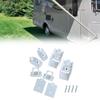 2Set Plastic Awning Leg Bracket With Fitting Kits For Fiamma F45s F80s F65 Awning 98655-176