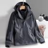 Men's 3-in-1 Detachable Outdoor Jacket - Windproof Waterproof Loose Breathable Hiking Climbing Mountain Coat