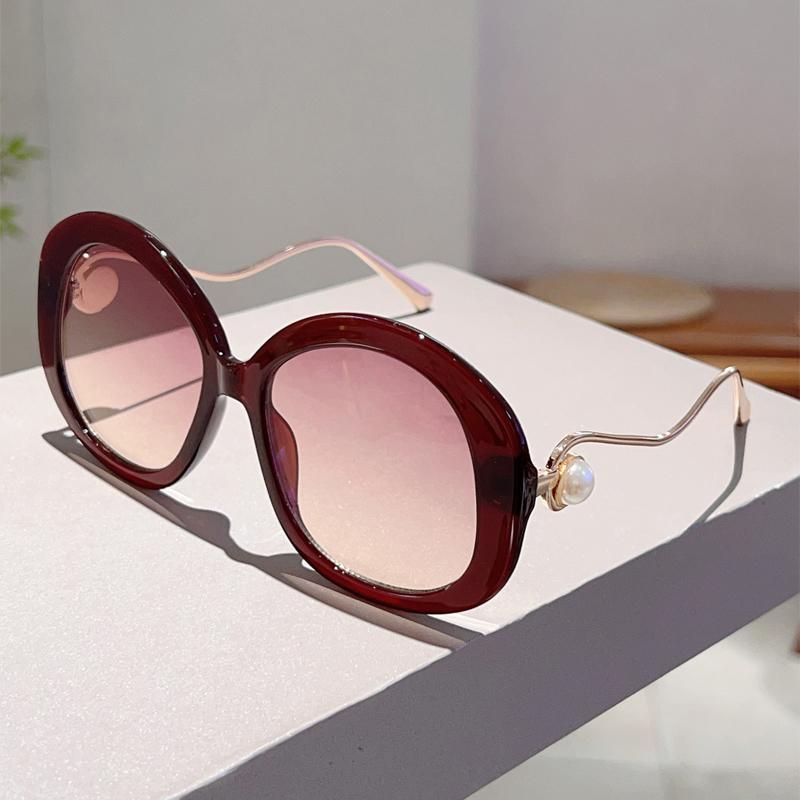 New DIY Christmas Limited Sunglasses Oversize Round Personalized Party Shades Funny Cute Cartoon Decor Sun Glasses