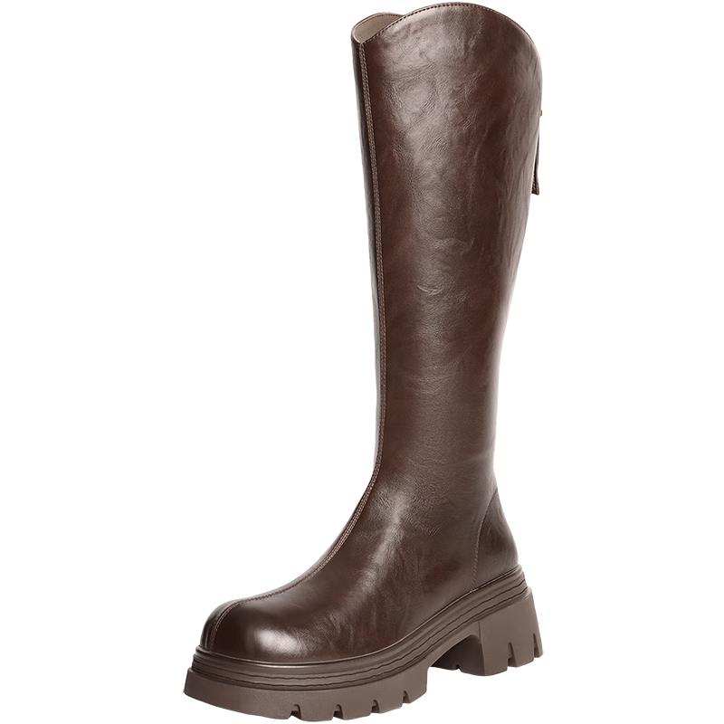 Belle Women s V-Cut Stretch Tall Boots 36