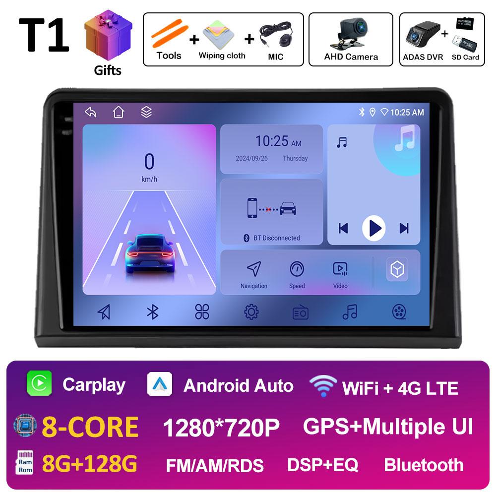 GPS Navigation Wireless Carplay For Renault Express 2021 2022 Android Auto WIFI Cooling Fan Bluetooth 2.5D Touch Screen No 2 Din