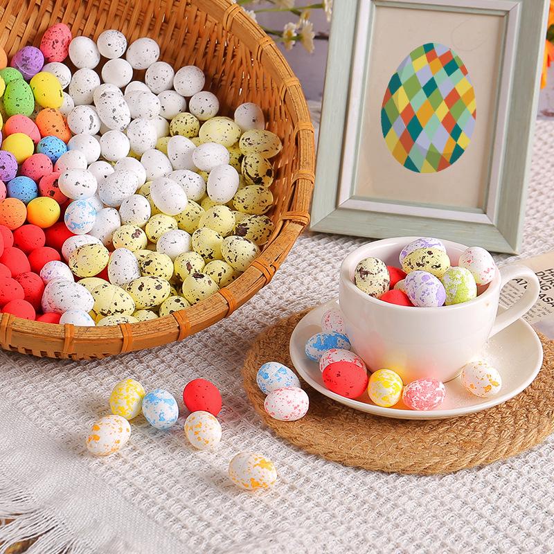 2x2.5cm Easter Mini Easter Egg Decoration Small Spotted Easter Egg Toy Egg In Stock