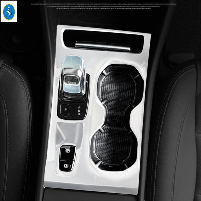 Matte Car Accessories Pillar A Speaker / Gear Box / Water Cup Holder / Air AC Vents Outlet Cover Trim For Volvo XC40 2018 - 2025