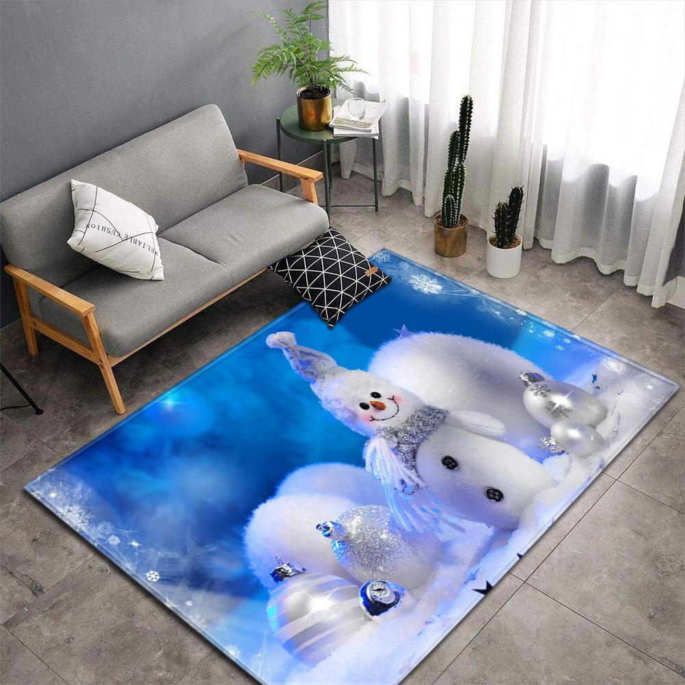 Living Room Carpet Merry Christmas Bedroom Floor Mat Doormat For Europe And The United States