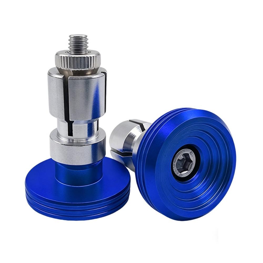 CNC Aluminum Zinc Zinc Alloy Motorcycle Handlebar End Caps Bar Ends Weights Motorcycle Modification синий