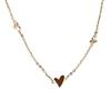 Minimalist Stylish Tiny Hearts Cute Stacked Bracelet Gold Plated Chain Ladies Women Student Fashion Jewelry