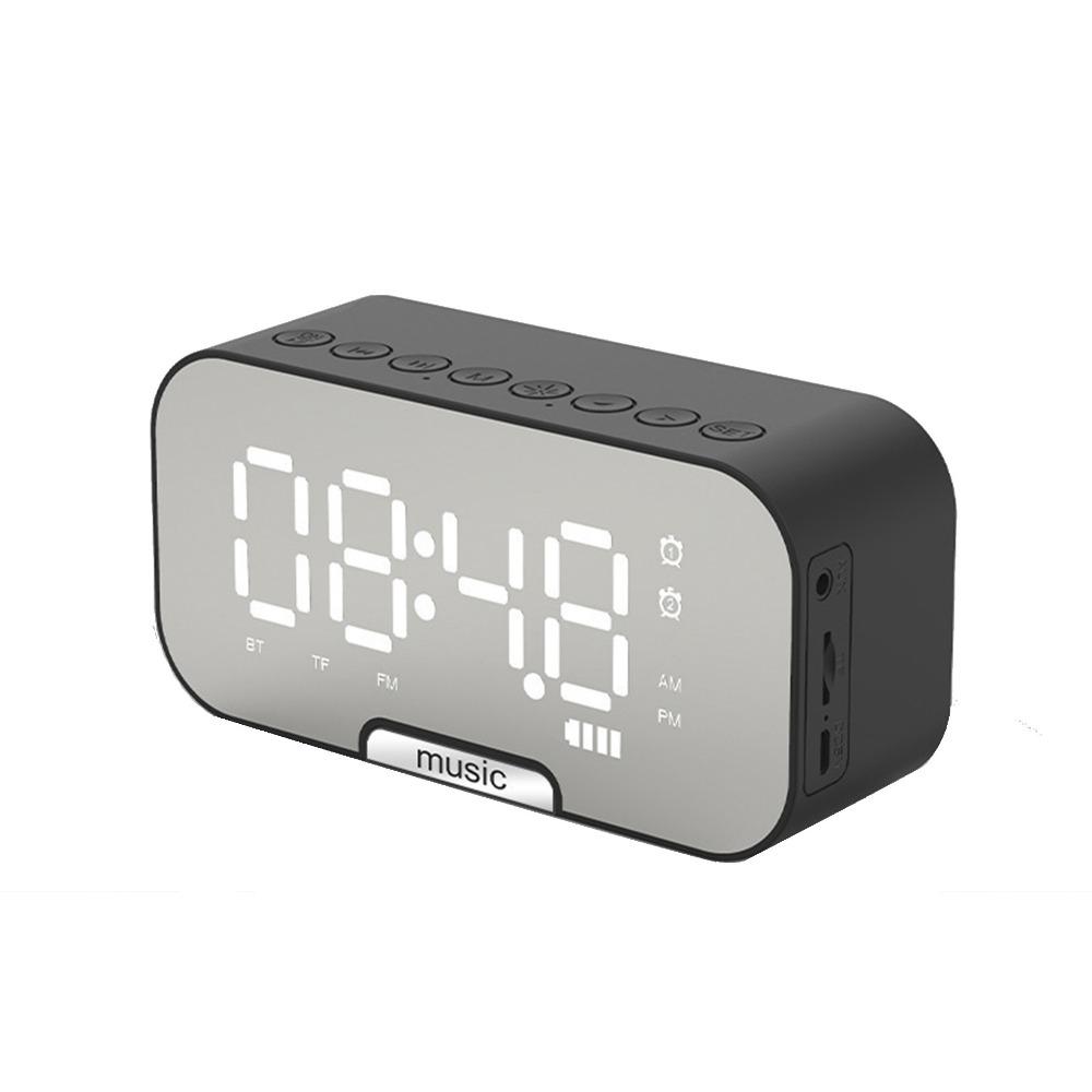 Large LED Screen Display Alarm Clock Bluetooth Bluetooth Speaker Desktop Clocks  Students