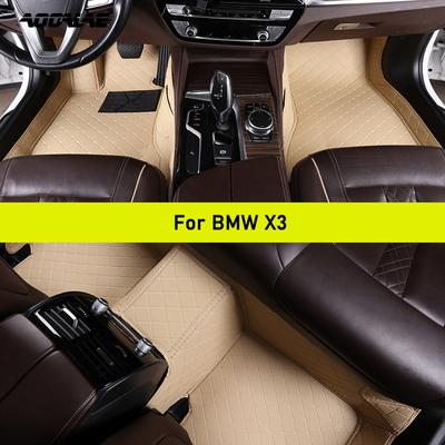 Car Floor Mats For BMW X3 E83 F25 G01 F97 Auto Carpets Foot Coche Accessorie