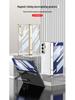 Samsung Z Fold 7 Electroplated Transparent Magnetic Protective Case