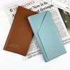 Customizable LOGO Travel Document Bag Pu Leather Multi-function Passport Bag Kit Ticket Holder