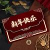 Flocking Chinese Red Envelopes Blessing Good Luck Red Packet New Year Gift Bags  Celebration Party
