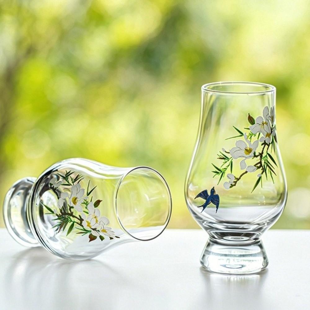 Transparent Glass Stemmed Glass Exquisite Tea Cup Glassware Cocktail Glass Bar