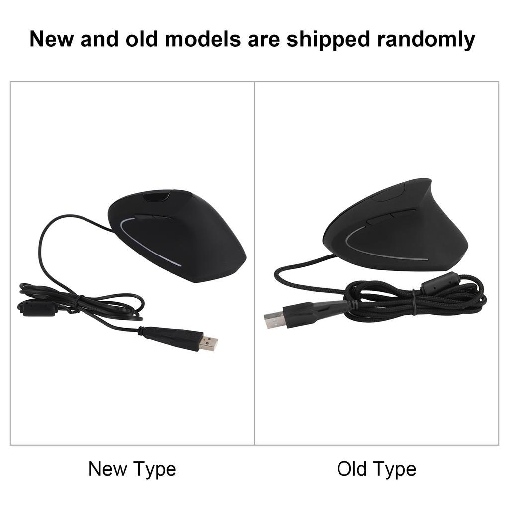 6D Ergonomic 800120020003200 DPI   Optical Vertical Gaming Mouse with LED