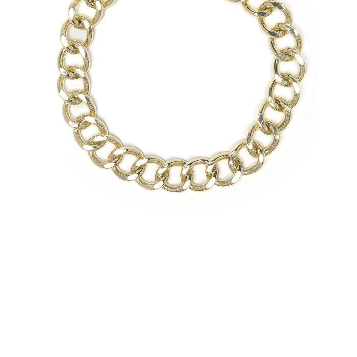 Collier - LUXENTER - Moba - Finition or jaune 18 carats - 45+5 cm - Fermoir mousqueton