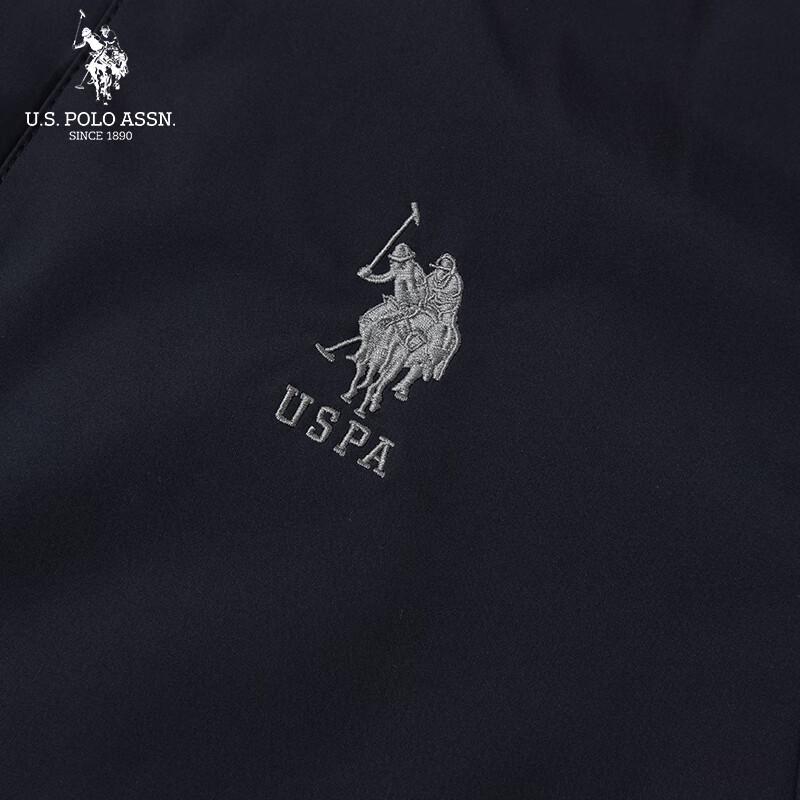 U.S. Polo Assn. Lekka męska kurtka puchowa z kapturem