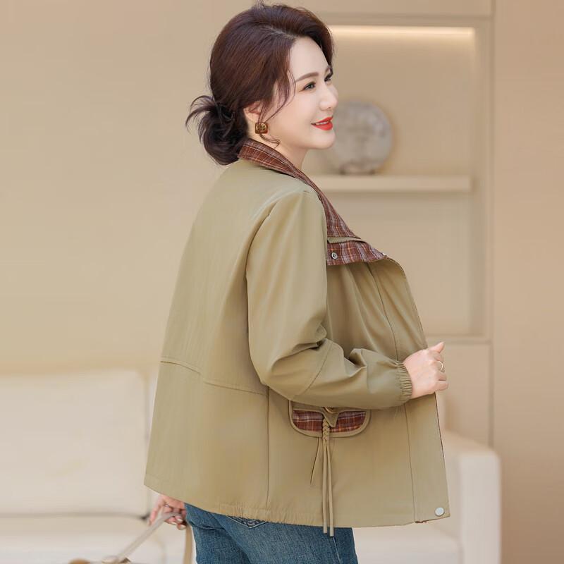 Mid-Aged Women's Stylish Autumn Short Jacket
